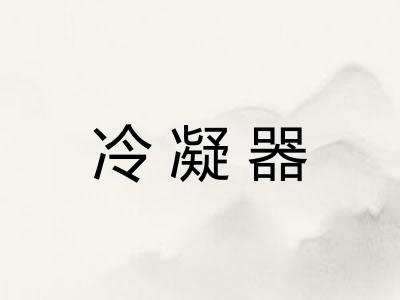 冷凝器