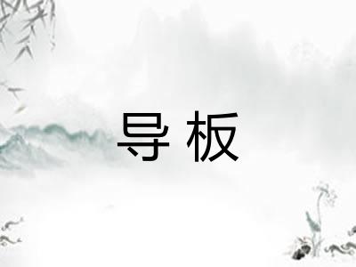 导板