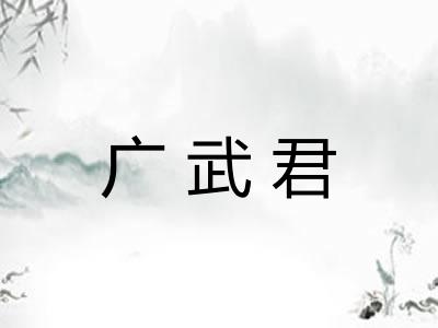 广武君