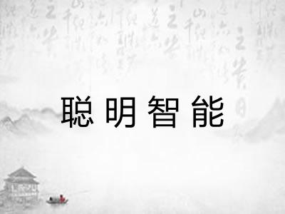 聪明智能