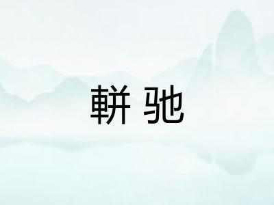 軿驰