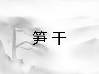 笋干