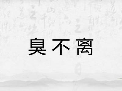 臭不离