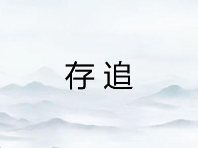 存追