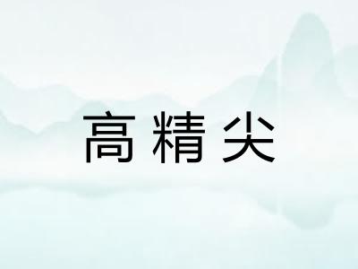 高精尖