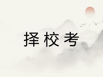 择校考