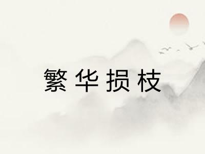 繁华损枝