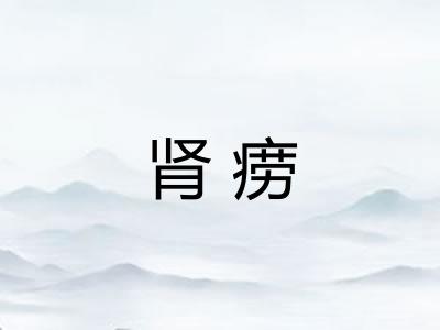 肾痨