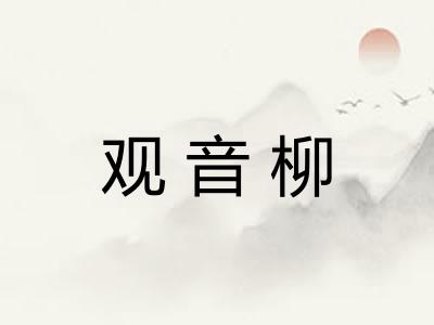 观音柳