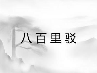 八百里驳