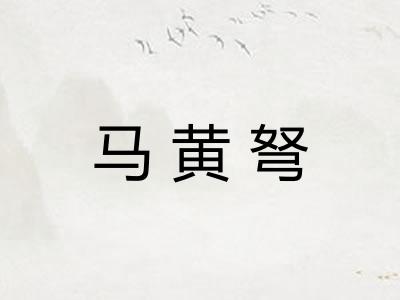 马黄弩