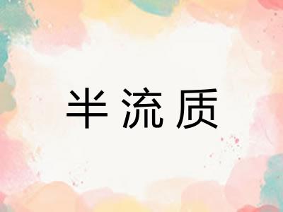 半流质
