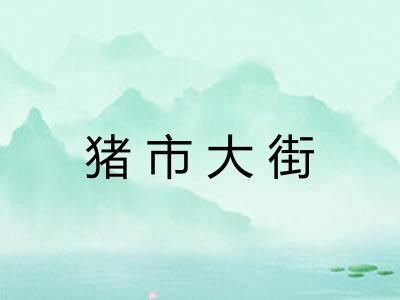 猪市大街