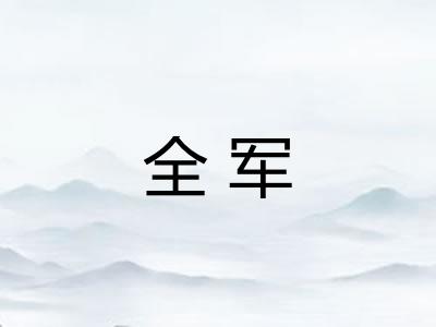 全军