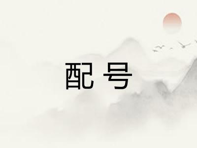 配号