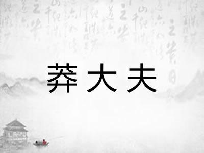 莽大夫