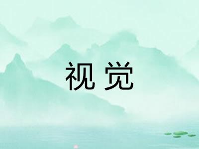 视觉
