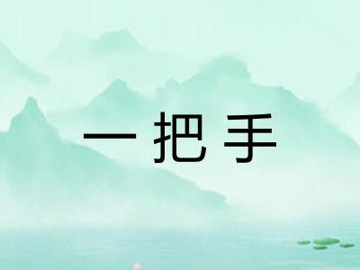 一把手