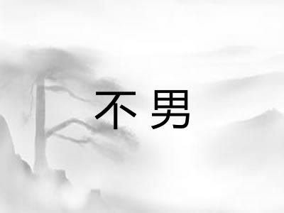 不男