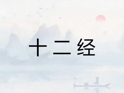 十二经