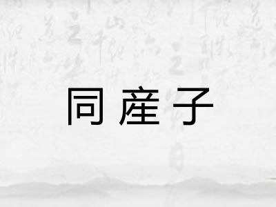 同産子