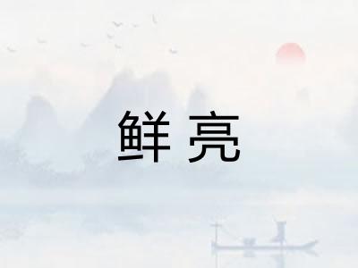 鲜亮