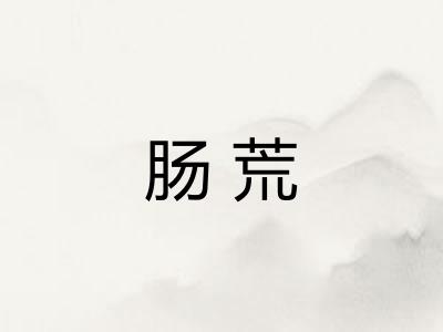 肠荒