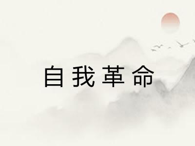 自我革命