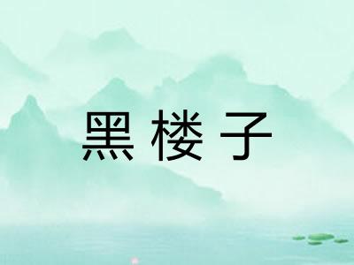 黑楼子