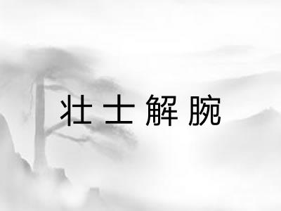 壮士解腕