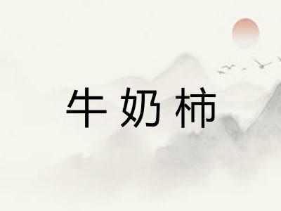 牛奶柿