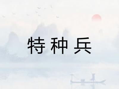 特种兵