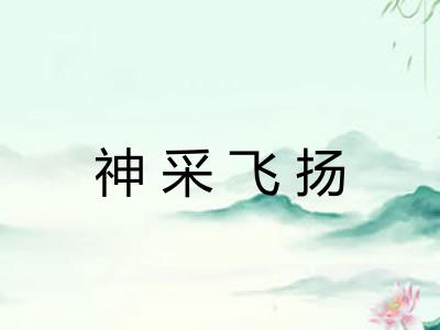 神采飞扬