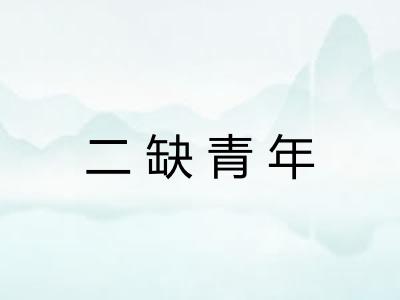 二缺青年