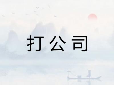 打公司
