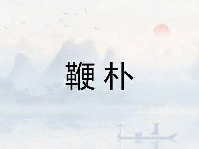 鞭朴