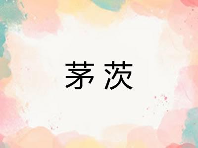 茅茨