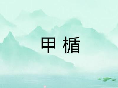 甲楯