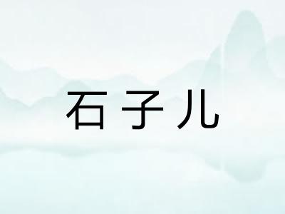 石子儿