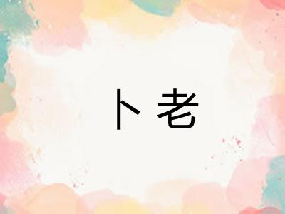 卜老