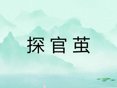 探官茧