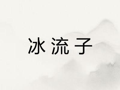 冰流子