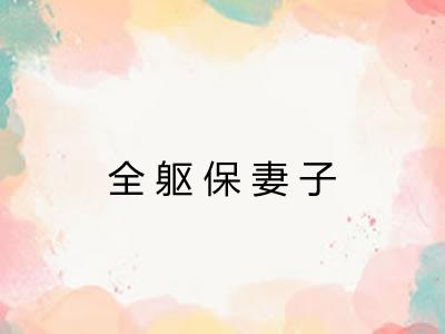 全躯保妻子