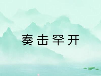 奏击罕开