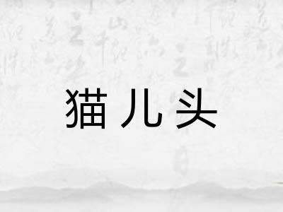 猫儿头