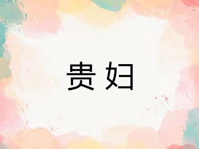 贵妇