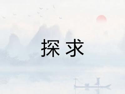 探求