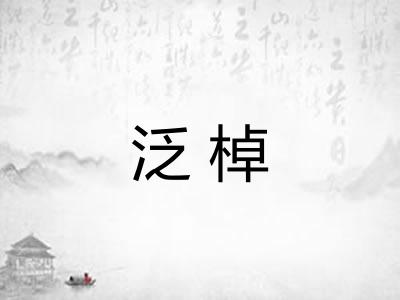 泛棹
