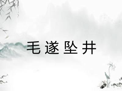 毛遂坠井