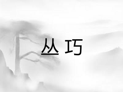 丛巧
